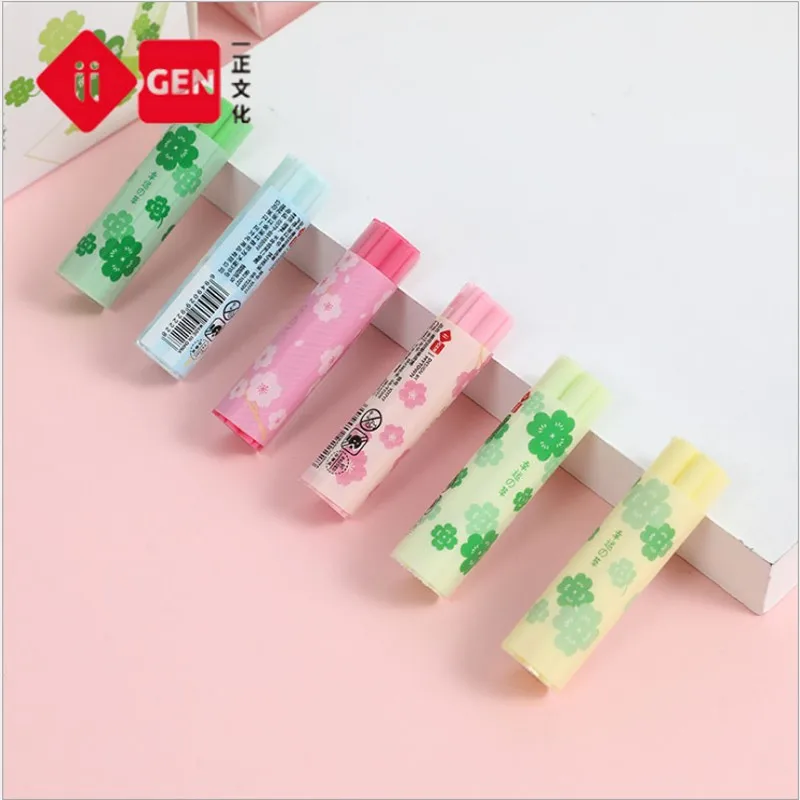 1pcs gumová ceruzka gumy kancelária roztomilé kancelárske potreby notebooky Denníky vymazané deti 6*1,5 cm