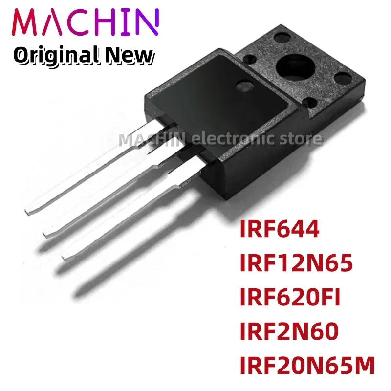 1PCS IRF644 IRF12N65 IRF620FI IRF2N60 IRF20N65M TO220F MOS FET TO-220F