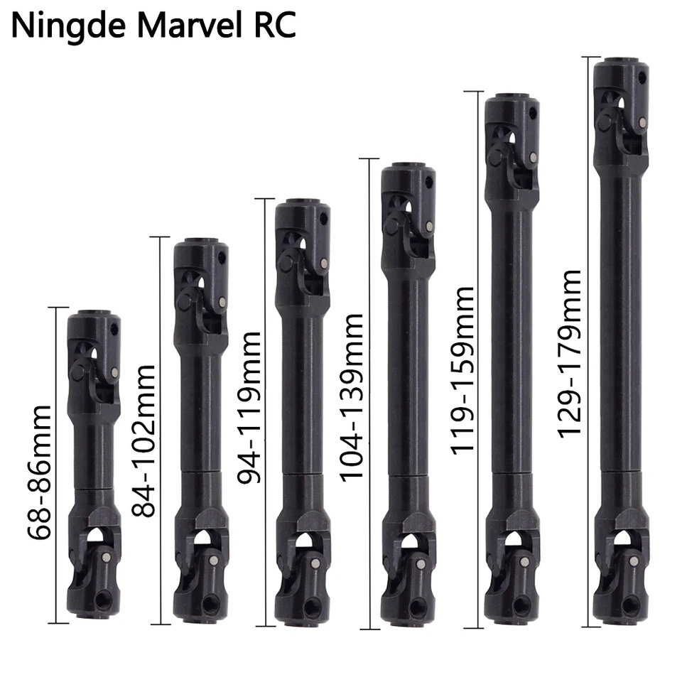 1pcs kovový univerzálny hnací hriadeľ hnacieho hriadeľa pre gladiátor TF2 D90 YK4082 104311 1/10 diaľkové ovládanie sledované vozidlo TRX4 SCX10