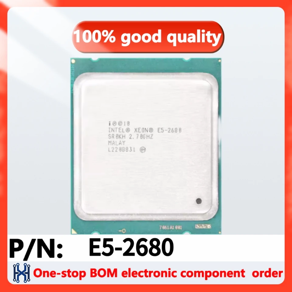 1pcs/lot Intel Xeon E5-2680 E5 2680 2,7 GHz 20M 130W LGA 2011