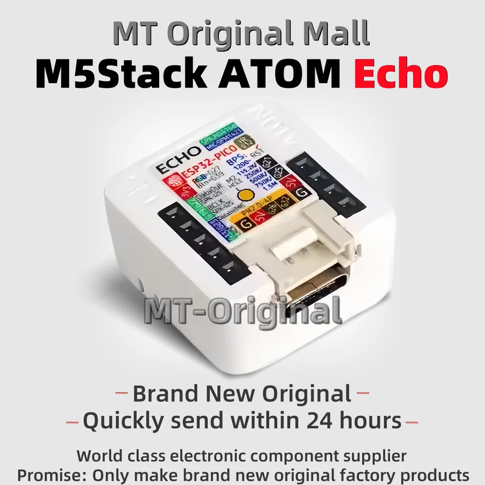 1pcs/lot m5stack atóm echo programovateľný inteligentný reproduktor so vstavaný