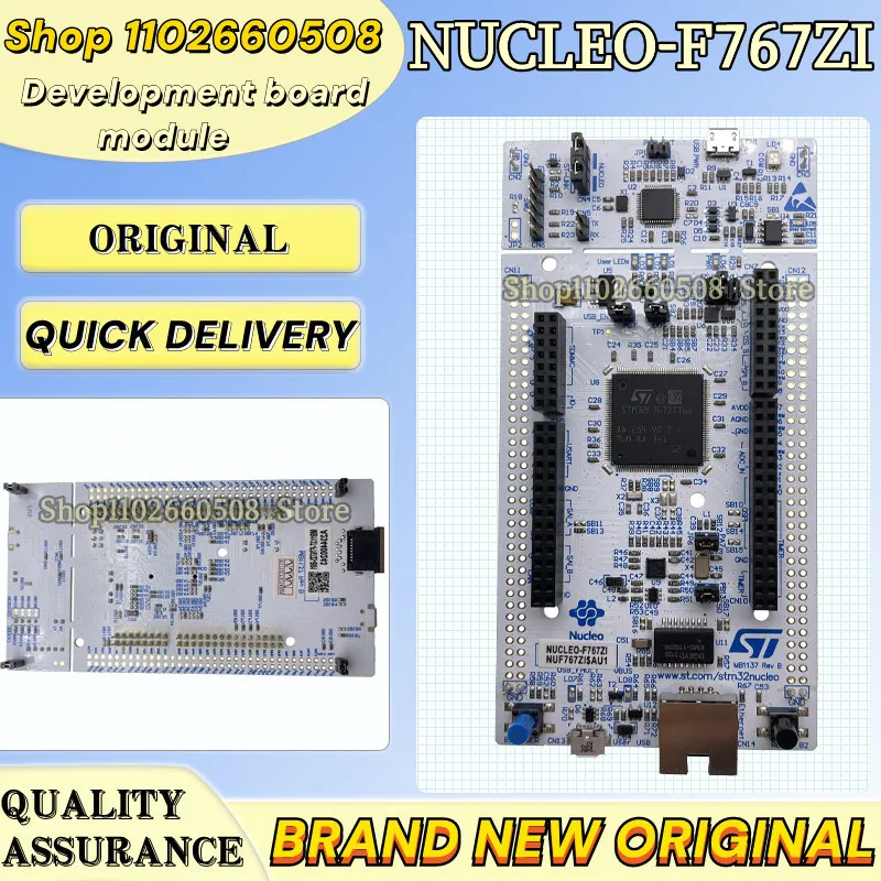 (1pcs/lot) Nukleo-f767zi STM32F767zit6 Vývojová doska Modul STM32 NUCLEO-144 Úplne nový originálny originálny