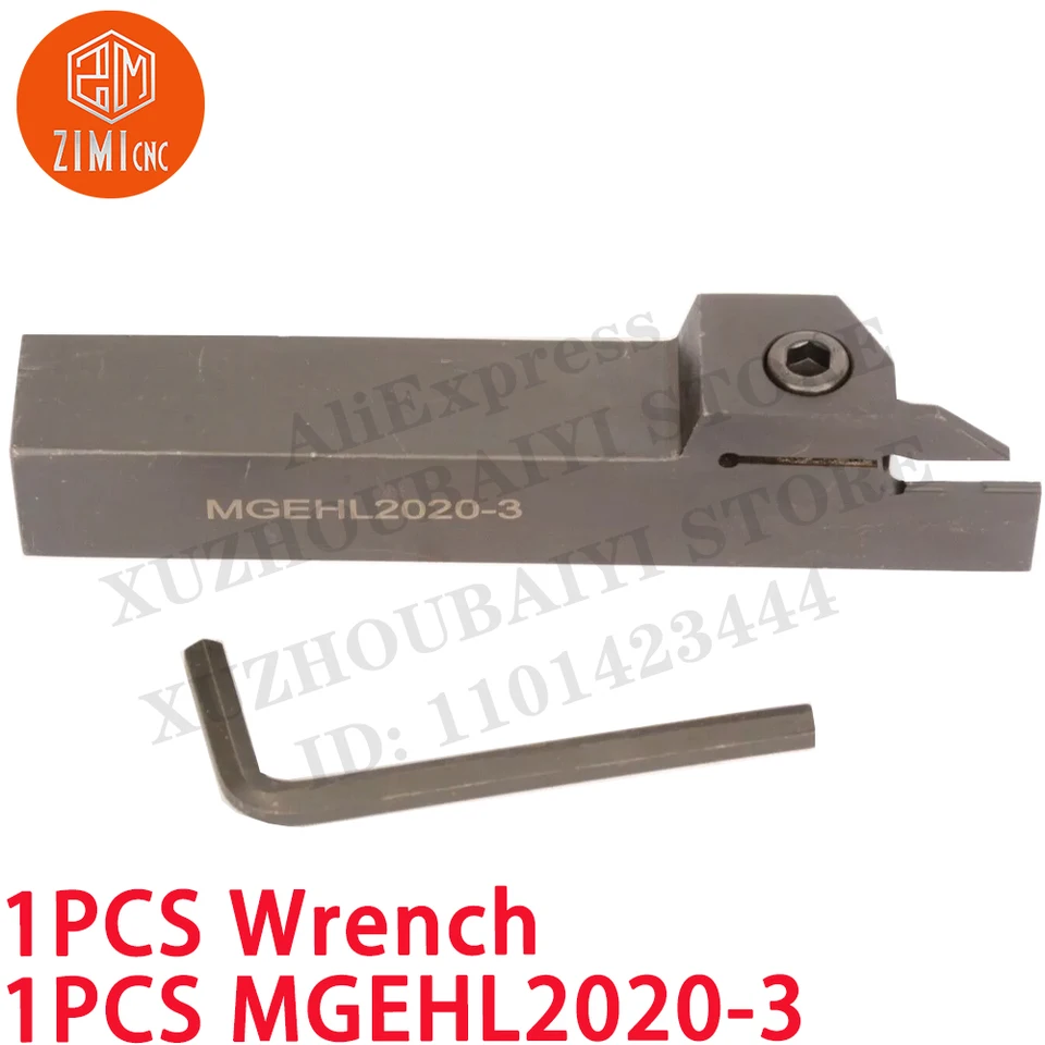 1pcs mgehl2020-3 externý držiak na držiak nástrojov na externé držiaky pre držiak pre mgmn300-m vložku karbidu CNC Nástroj kovový sústruhový sústruh