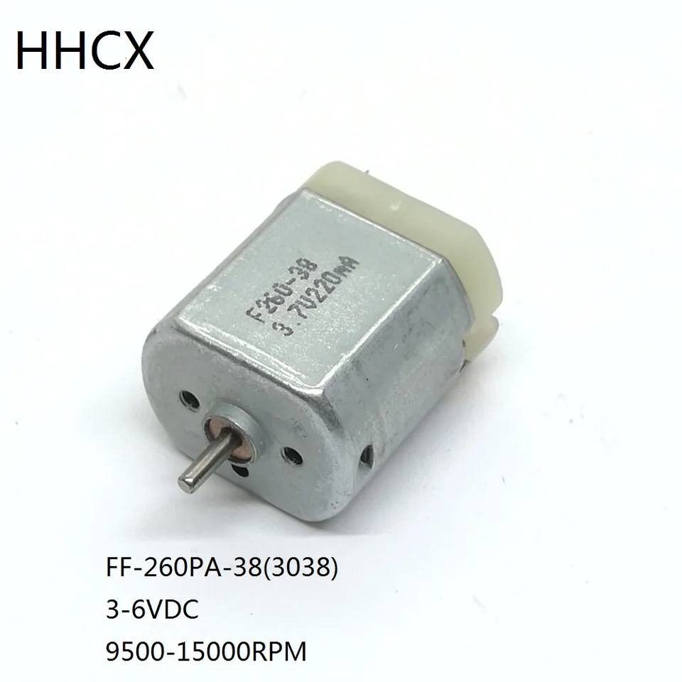 1pcs Micro DC Motor FF-260PA-3038 3-6VDC 15000RPM úplne nový motor 260 pre elektrický holiaci strojček FF-260 FF-260PA