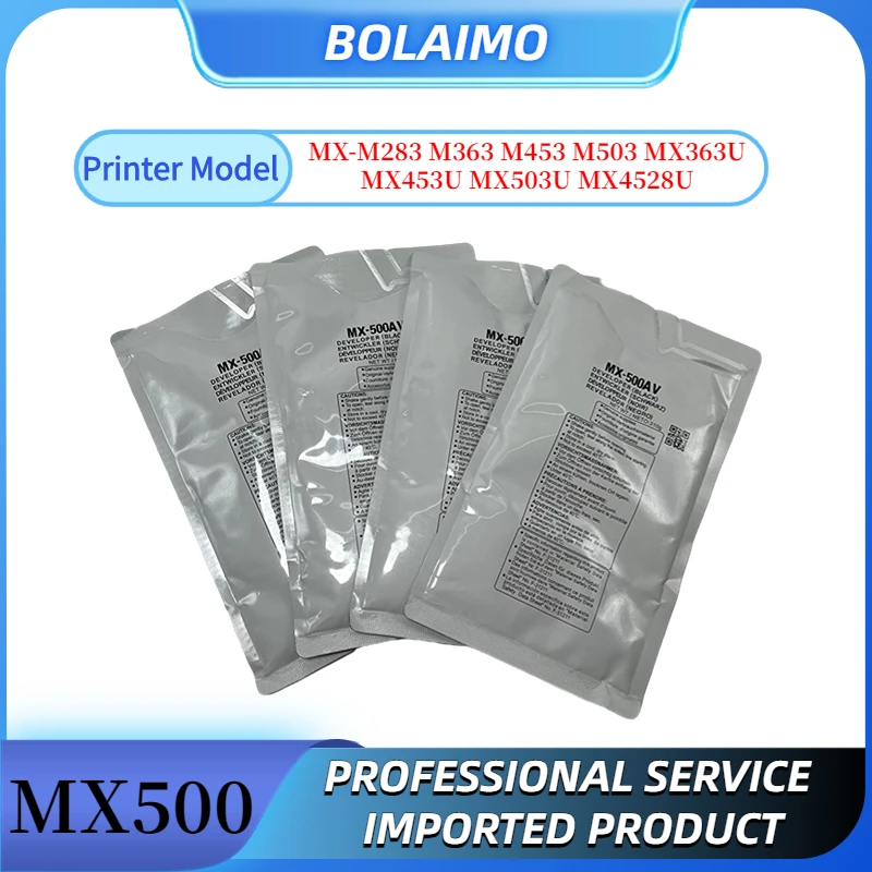 1pcs MX-500AV MX500 Vývojárový prášok pre Sharp MX-363U 453U 503U 363N 453N 503N 310G Kompatibilný čierny čierny