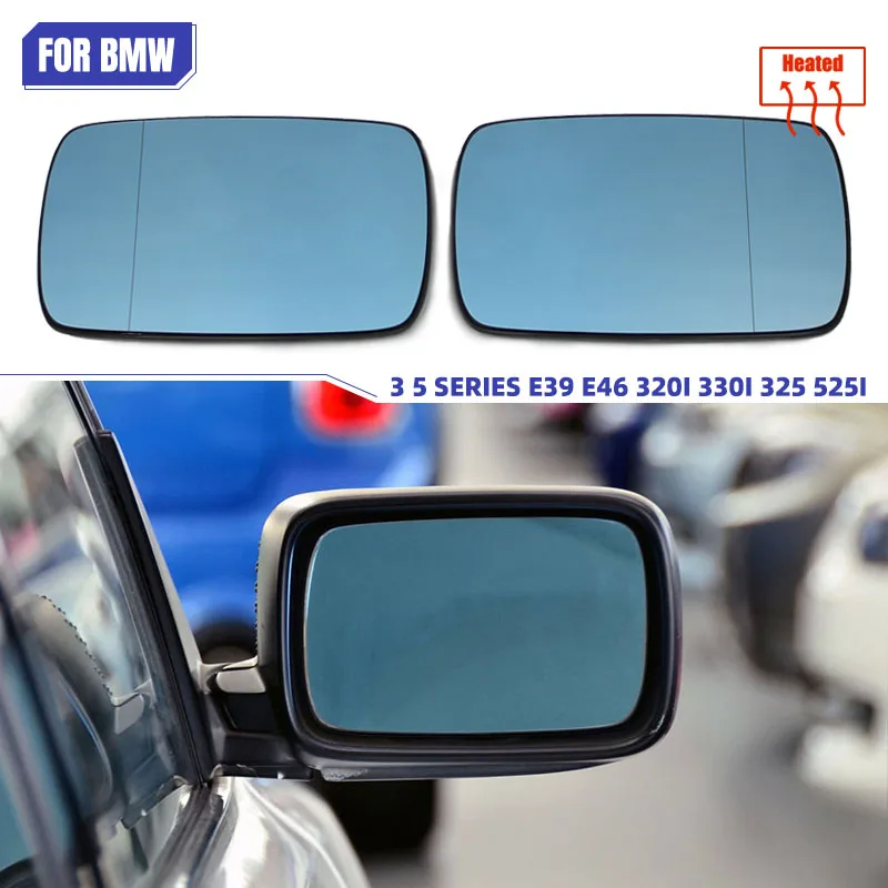 1pcs na bočné zrkadlo Zrkadlo sklenené zrkadlové šošovky Zrkadlo vľavo /doprava pre BMW 3 Series E46 1998-2006