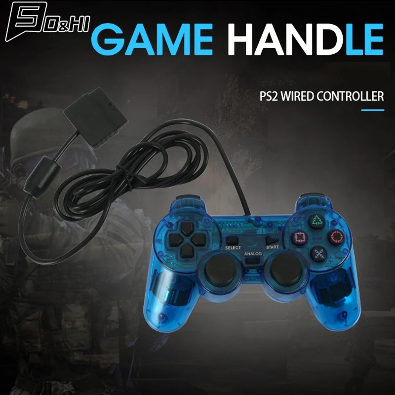 1pcs najnovšie káblové pripojenie gamepad pre radič PS2 pre ps2/psx joystick pre psone JoyPad Wired Controller