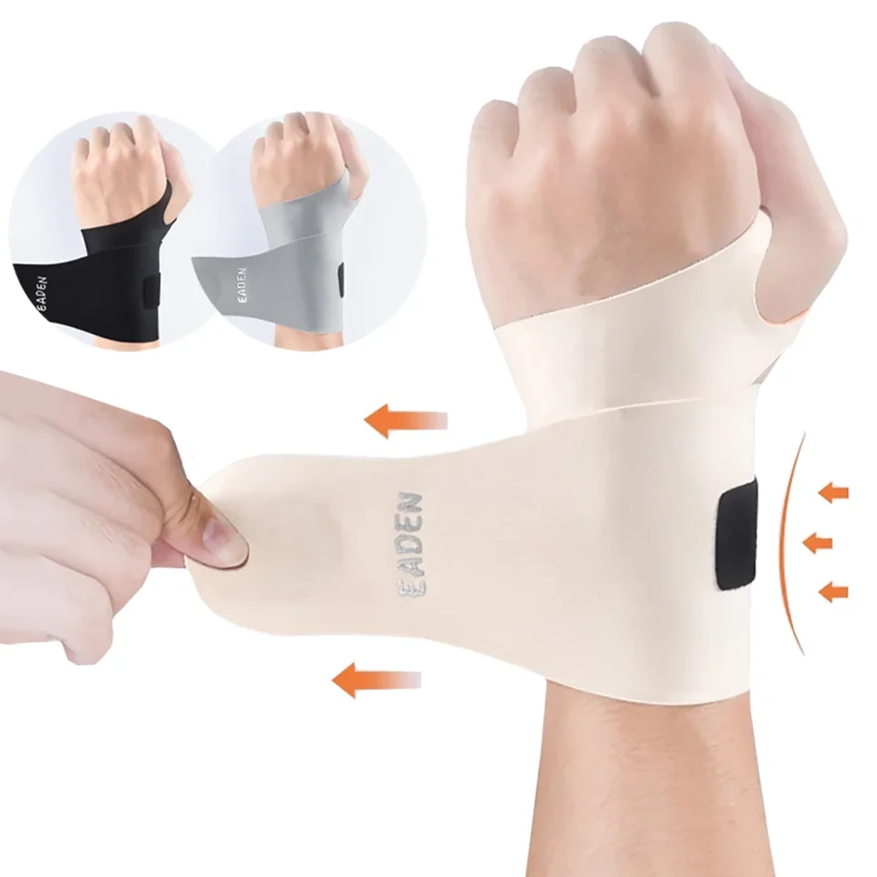 1pcs nastaviteľné tenké kompresné zápästie zápästie Sprain Sprain Brace šľachy bolesť pre mužov pre mužov