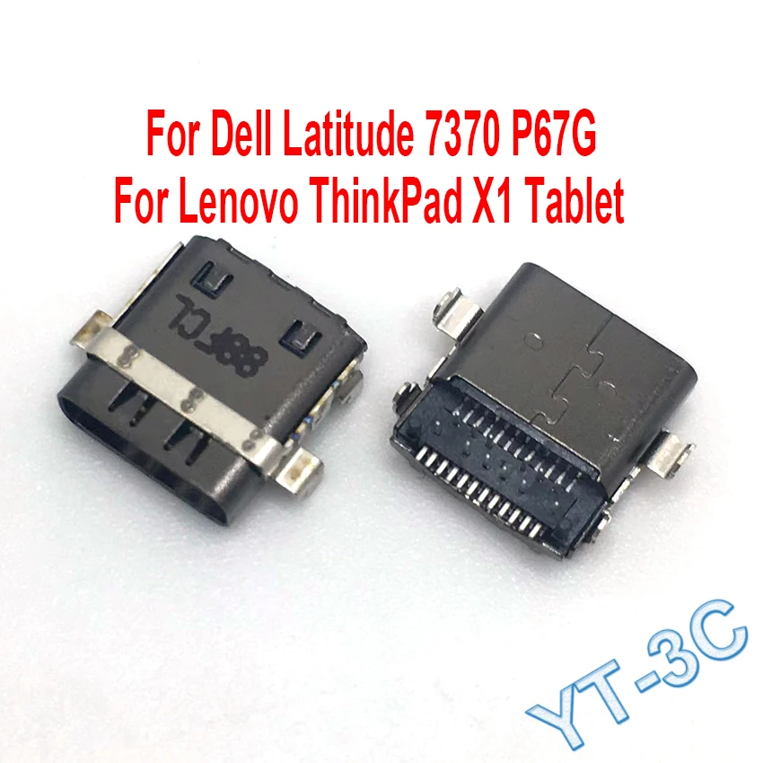 1pcs Nový USB Type C typu C DC Power Jack Port Connector pre Dell Latitude 7370 P67G pre tablet Lenovo ThinkPad X1