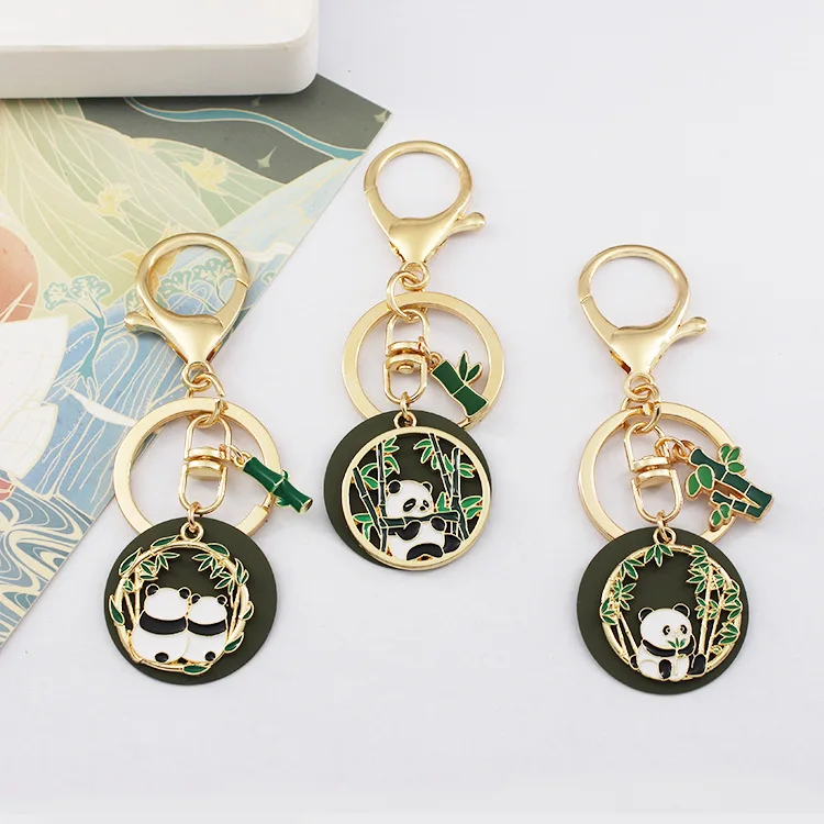 1pcs Nový štýl Zvieratá Kung Fu Panda Key Chain Detský kľúče roztomilé klienty ozdoby Kľúčové príslušenstvo Ženy Klávesnice