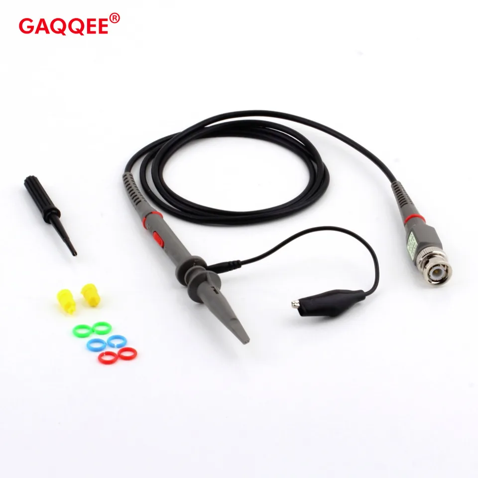 1pcs p6100 osciloskopová sonda DC-100MHz SCOP sondy 100 MHz pre FNIRSI 1014D 1013D DSO-TC3 DPOX180H DSO2C10 6022be Universal