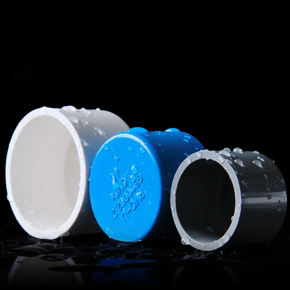 1pcs PVC PUPOVÝ KONCICKÝ ID CAP id 20,25,32,40,50,63,75,90110MM