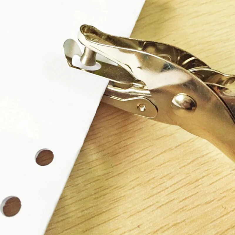 1pcs scrapbooking Plier Punč Puncher Hole Circle Card Cut Craft Sheet WaterMaking Resey Tool Paper Punch Office Statinery School