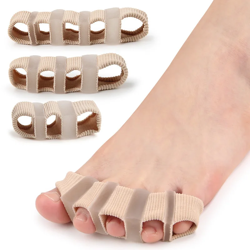 1pcs Silikónový špičkový separátor Hallux Valgus Corrector Corrector Rozprestrežovací rozmetač prsta