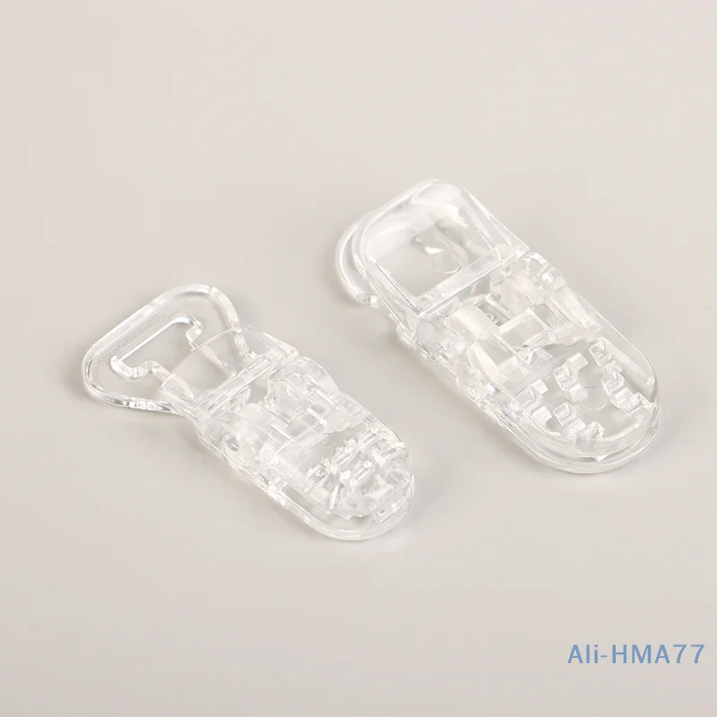1pcs Transparentná ABS Clamp pre BTE načúvacie pomôcky nahradenie CLIP CLAMP Zabráňte načúvaciemu prístroju na padanie nosových/ušných sponiek