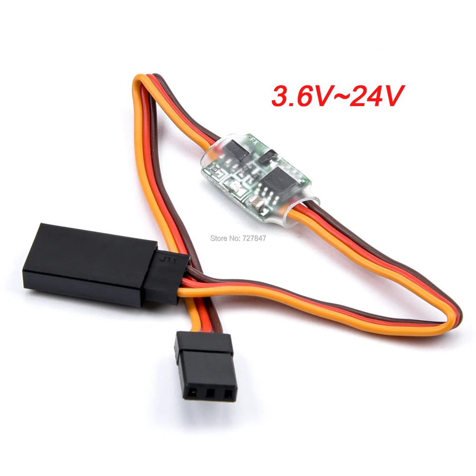 1pcs Universal 5 ~ 6v / 3,6V ~ 24V servo signálny reverzor pre RC Servo pre JR lietadlo V-Tail