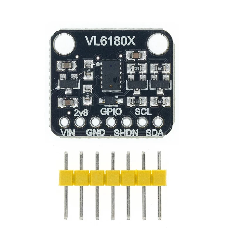 1PCS VL6180 VL6180X Range Finder Optický modul snímača Ranging pre rozhranie Arduino I2C 3.3V 5V rozpoznávanie gest