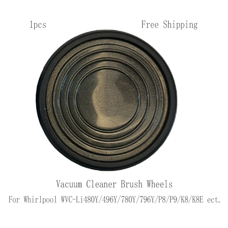 1pcs Whirlpool WVC-LI480Y/496Y Vákuové čistiace kolesá kefy pre Aveeno/SUPor VCS61A-C9 Pro/SWDK K380/V103 P Náhradné kolesá