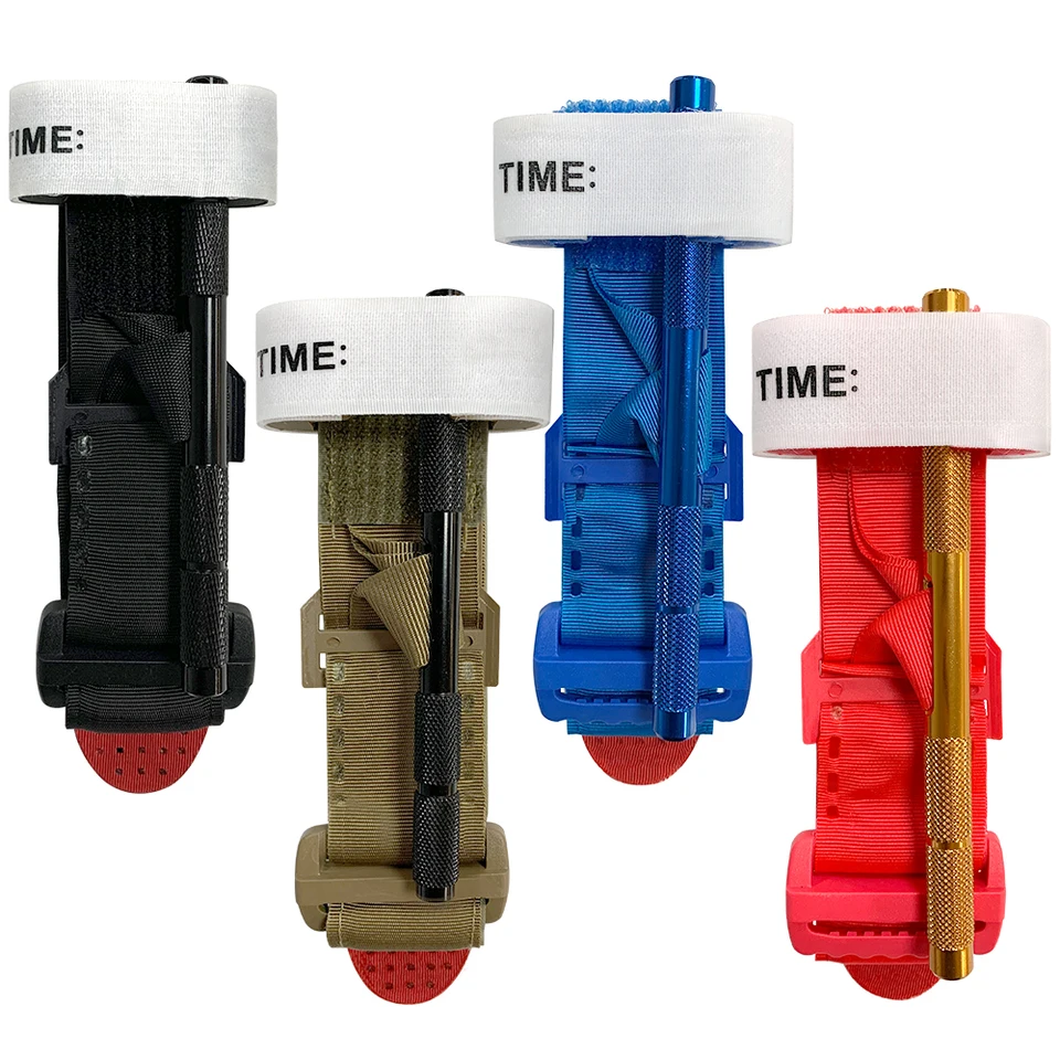 1pcsblue/červené/khaki metalové mačky Tourniket taktické prežitie Outdoor Combat Turn ustrel Roting First Aid Medical Pohotovosť