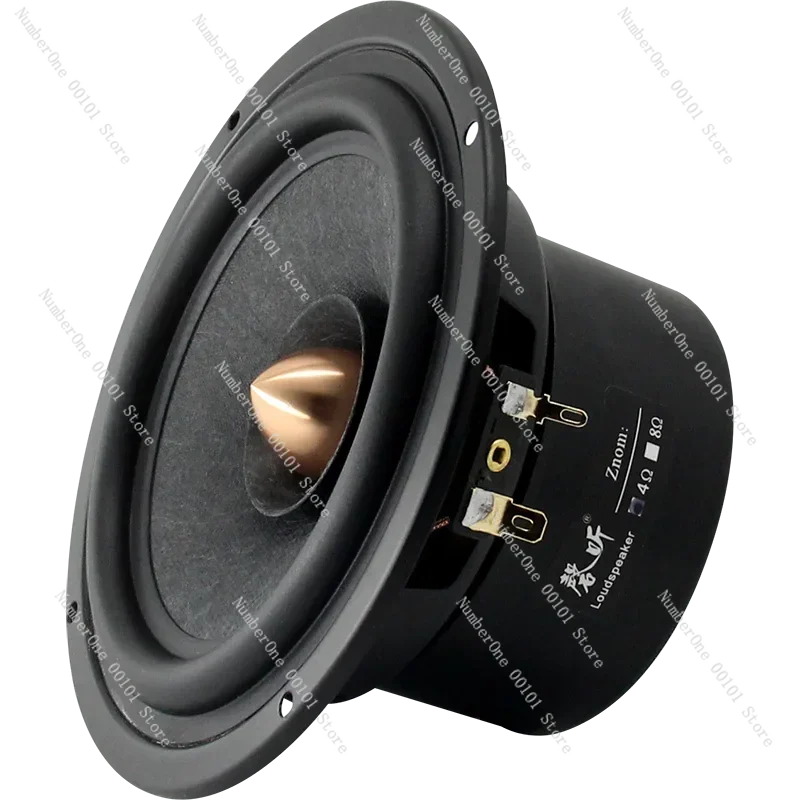 1Piece Loud Original QT-52QF01 5,25 palca Full-Range Driver Unit Monitor Monitor audiofilového stupňa vlny Fiber Paper Cone 25W