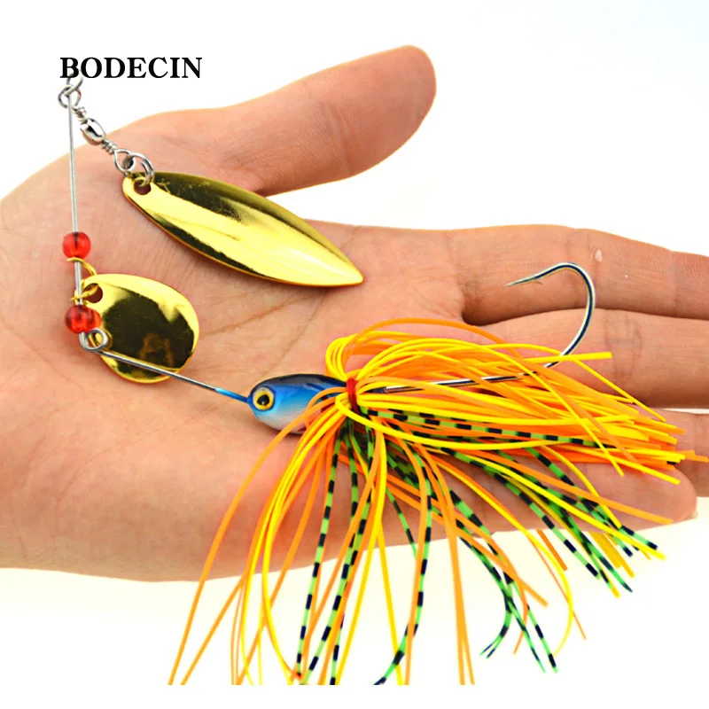 1PS rybárska návnada Wobblers Lasting Lures Wobbler Spinners Spoon návnada pre Pike Peche Tackle Všetky umelé návnady kovové flitre spinnerbait