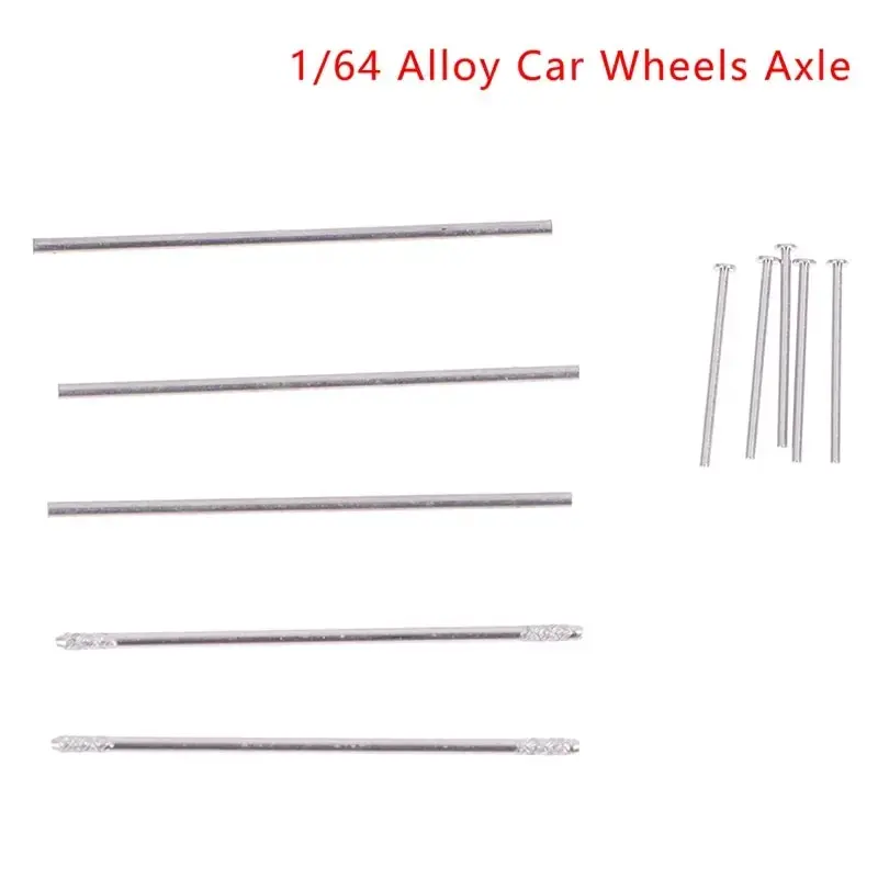 1set 1/64 zliatinový automobil kolesá nápravy 0,8x25 mm/28 mm dutý hriadeľ W klince PIN pre 1:64 HW/MOCKBOX/TOMECA MODEL CAR