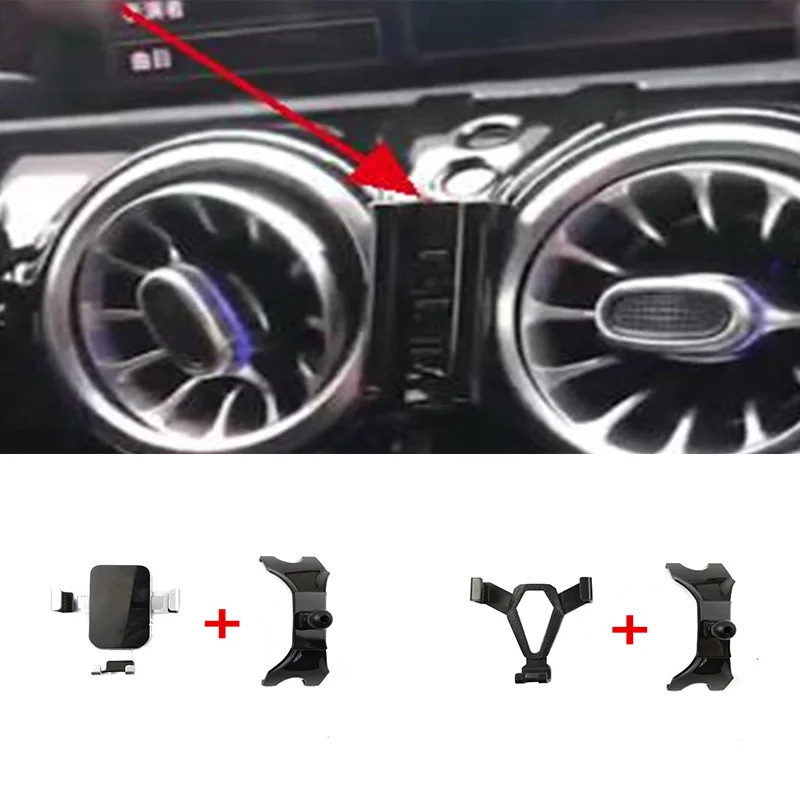 1set ABS pre 2020-2022 Mercedes-Benz CLA 180 200 X118 A180 200 W177 Air Vent Mount Držiak na mobilný telefón Špeciálny stojan