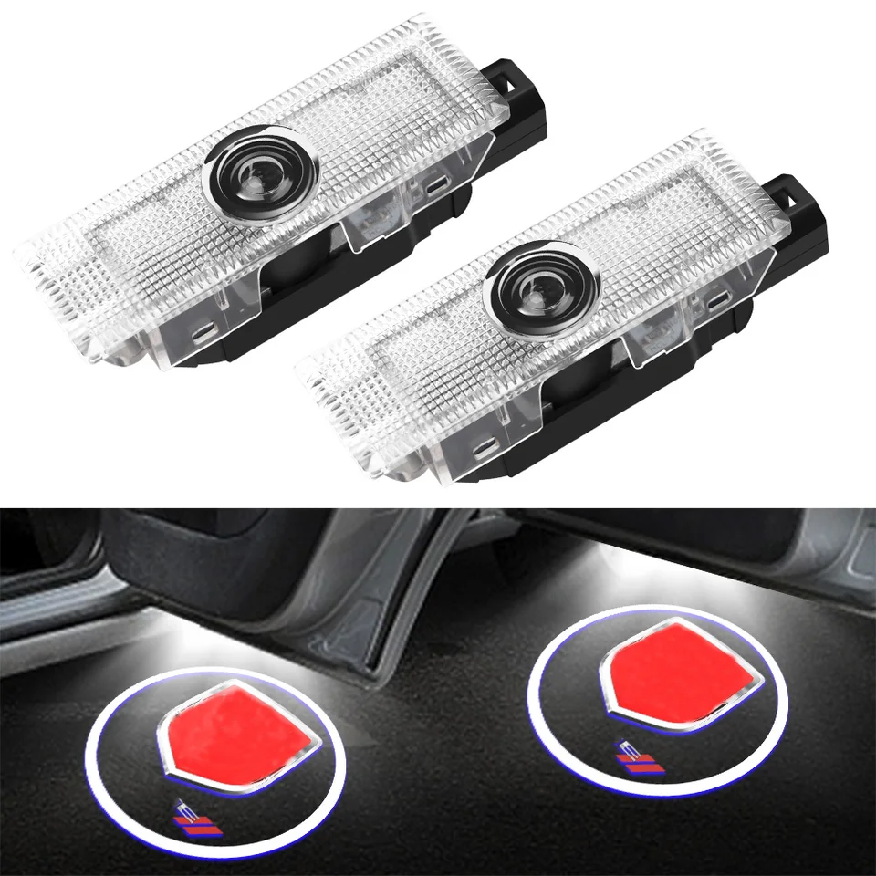 1set Auto Door Shadow for Dodge Logo Light Dodge Welcome LED LED koberec Duch Shadow Light for Dodge Challenger 2008-2019 SRT