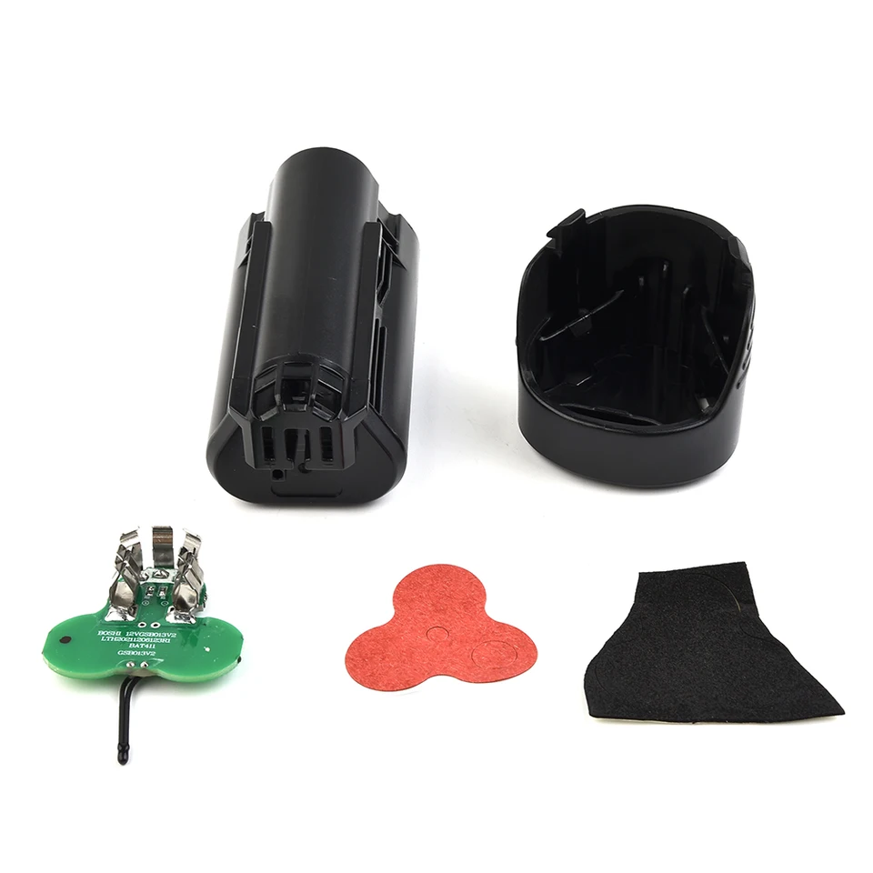 1set batérie plastové kovové puzdrá pre Bosch 10.8v 12v BAT411 lítiová batéria doska DPS dosky dosky GSA10.8V TSR1080