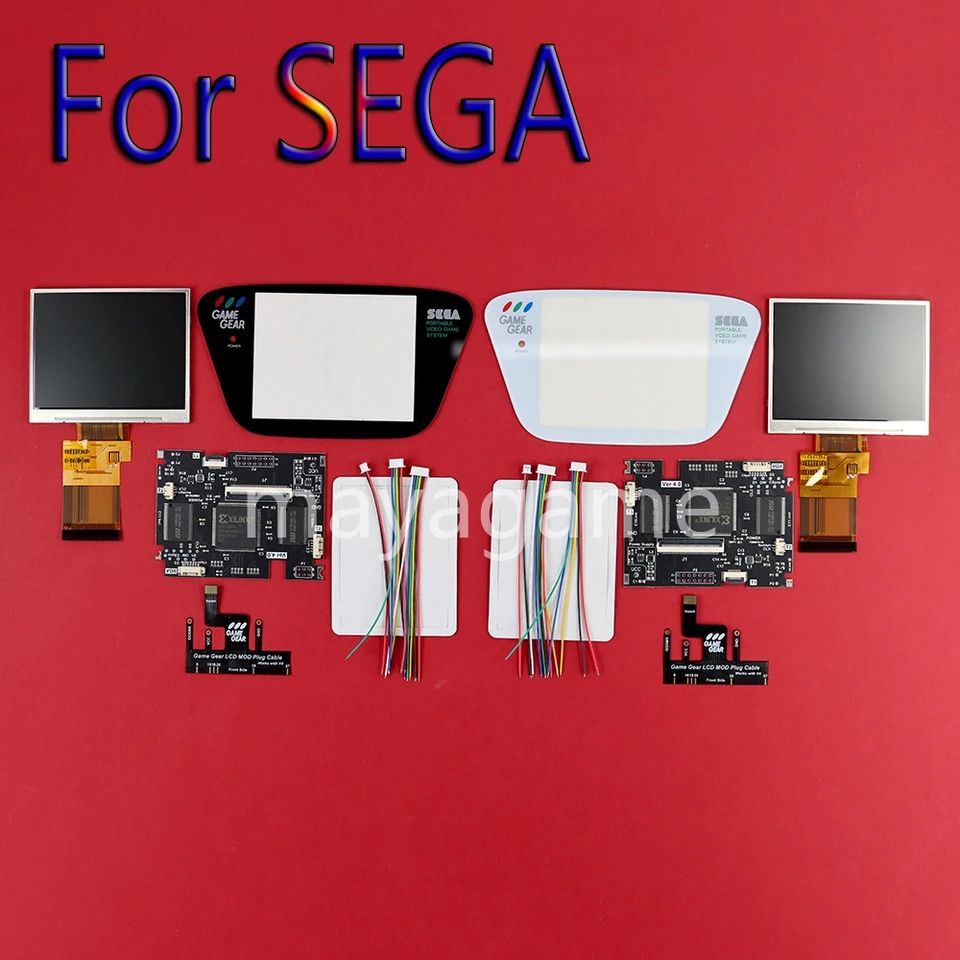 1set Full Set Kits IPS V4 pre SEGA GG Game Gear High Light Brightness LCD obrazovka podsvietenia s VGA