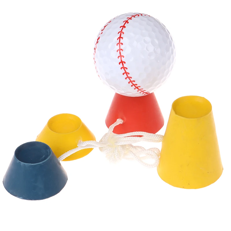 1set golf 4-v-1tees Rôzne výšky gumové zimné golfové odpaliská vodič Domov Range Range Training tréning Outdoor Sports Golf Tee