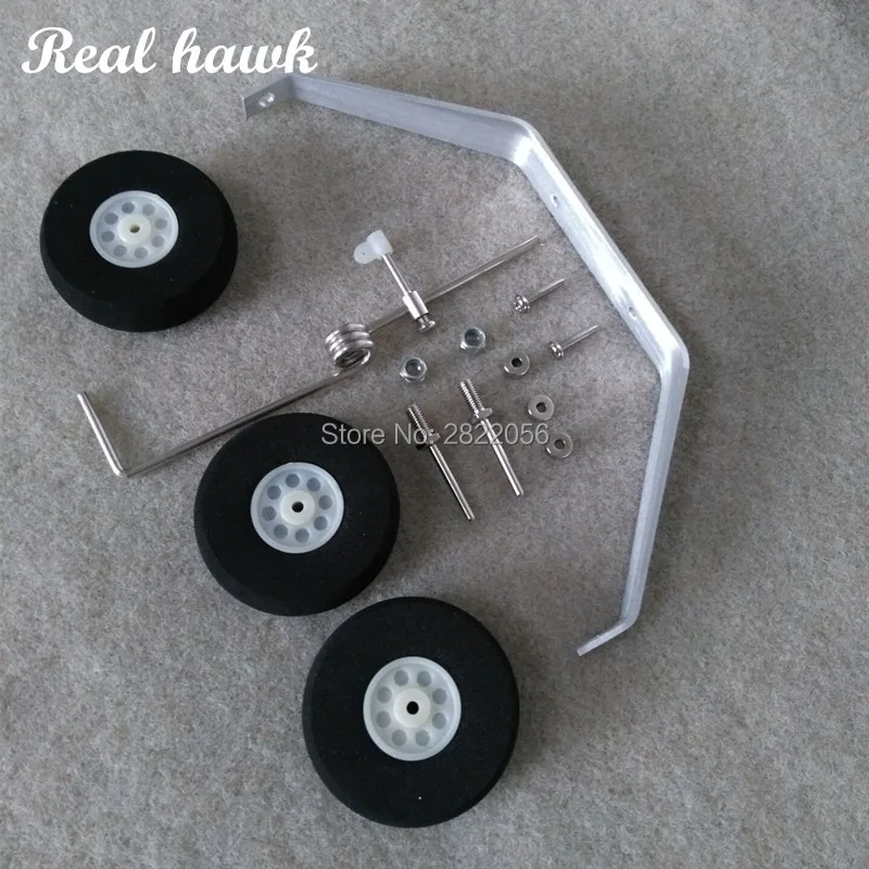 1set hliníkového hlavného podvozku súprava kolesa RC RC letún Cessna 182 (1200 mm) Výmena 40 veľkosti ARF PNP pre letecké diely RC