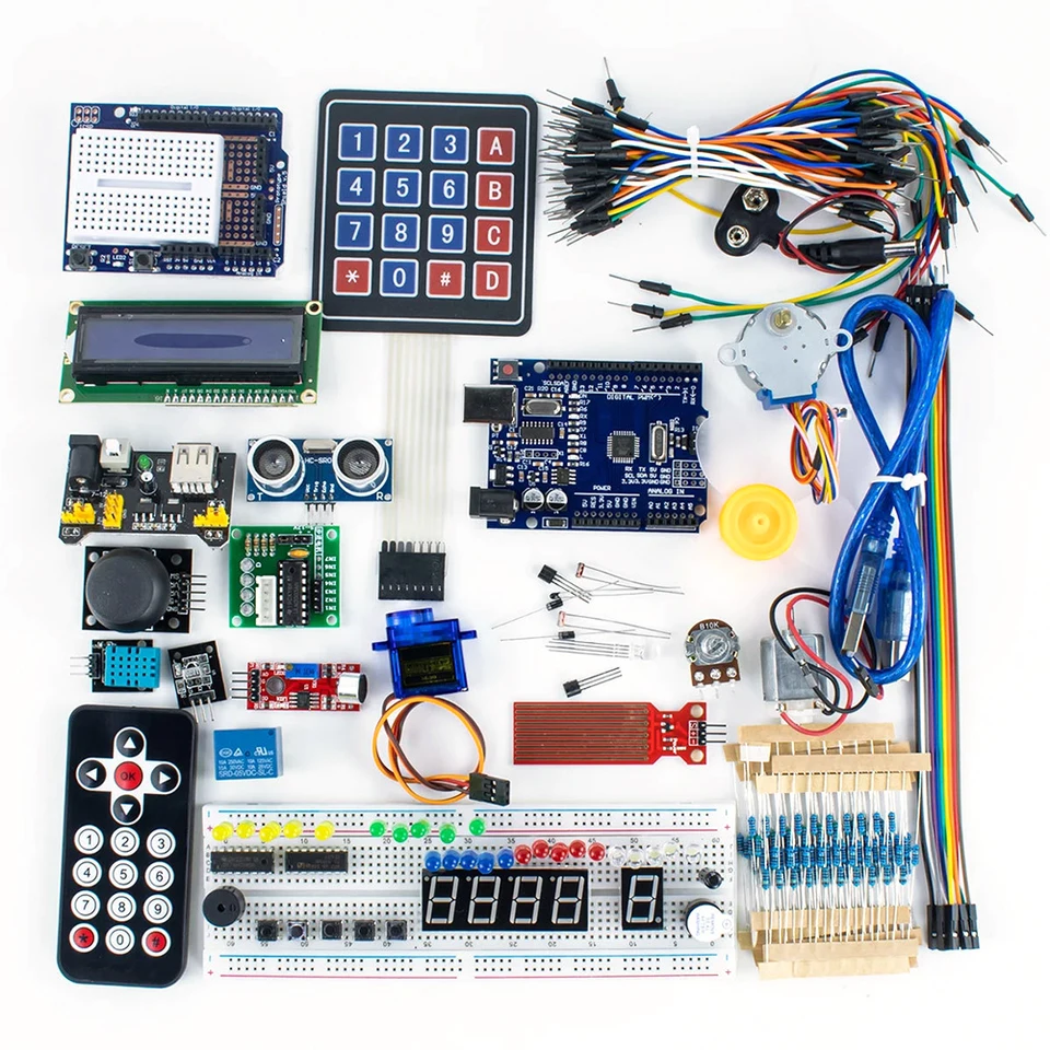 1Set Kompletná štartovacia súprava RFID pre Arduino UNO-R3 Modernizovaná verzia Učebná súprava s maloobchodným boxom DIY Elektronické súpravy