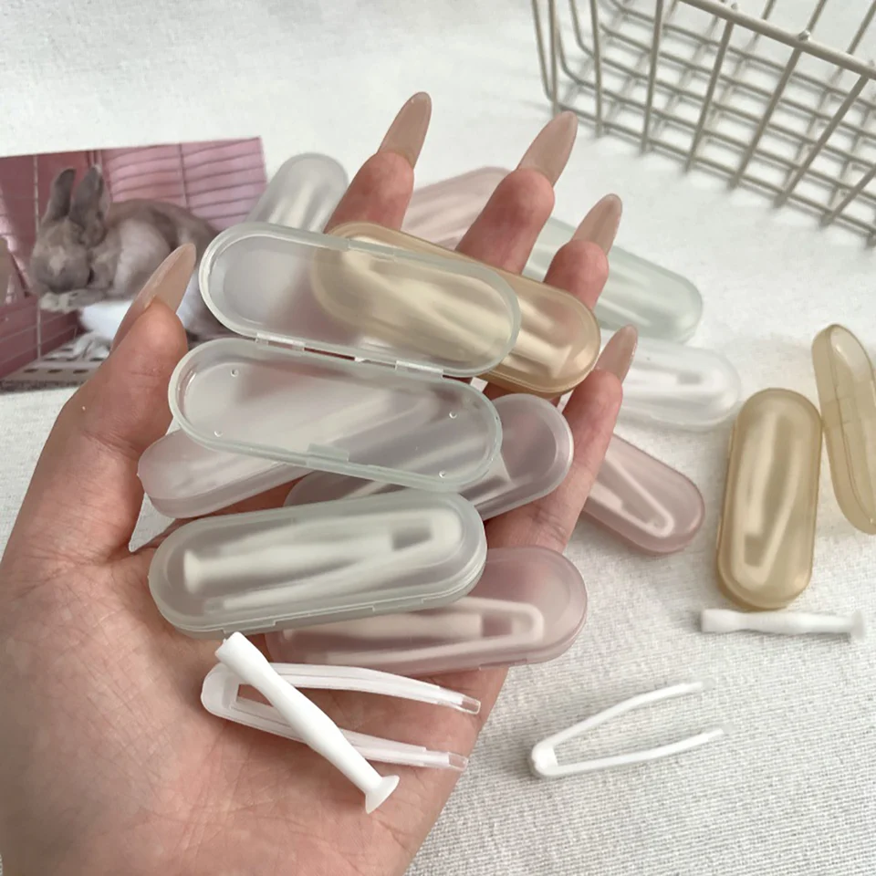 1set Mini Contact Lens vkladač odstraňovača viacfarebných matných kontaktných šošoviek pinzety a sacia palica pre špeciálne svorky