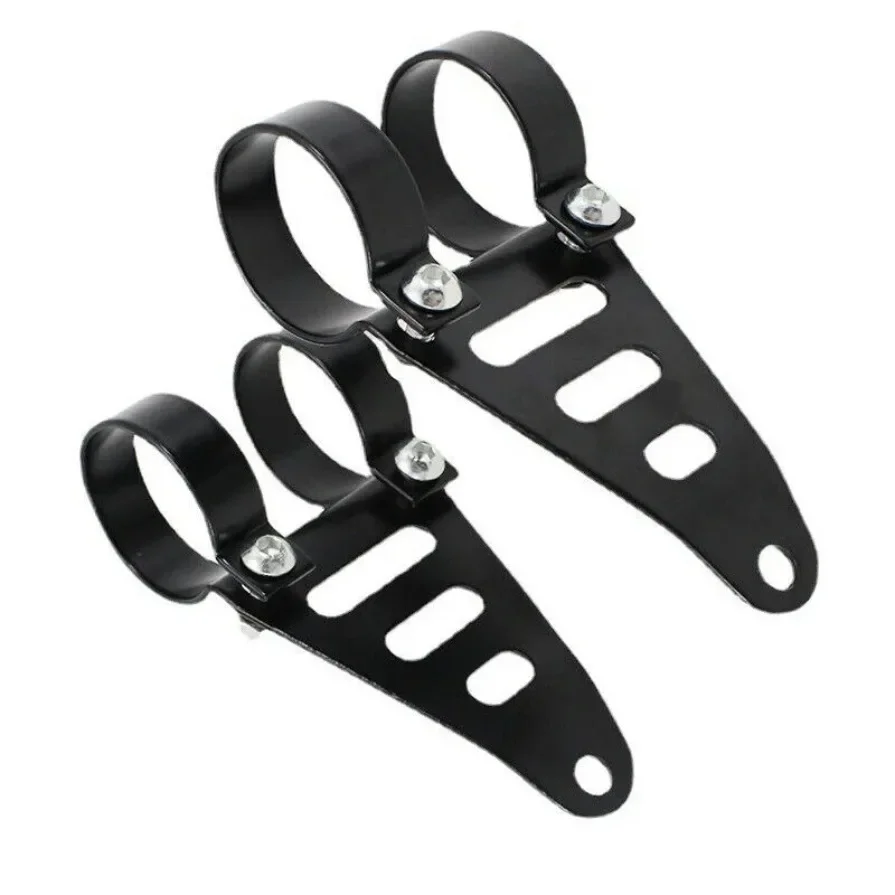 1set Motorcycle Bike predné vidlice svetlomet LED ľahká držiak na držiak na konzervy