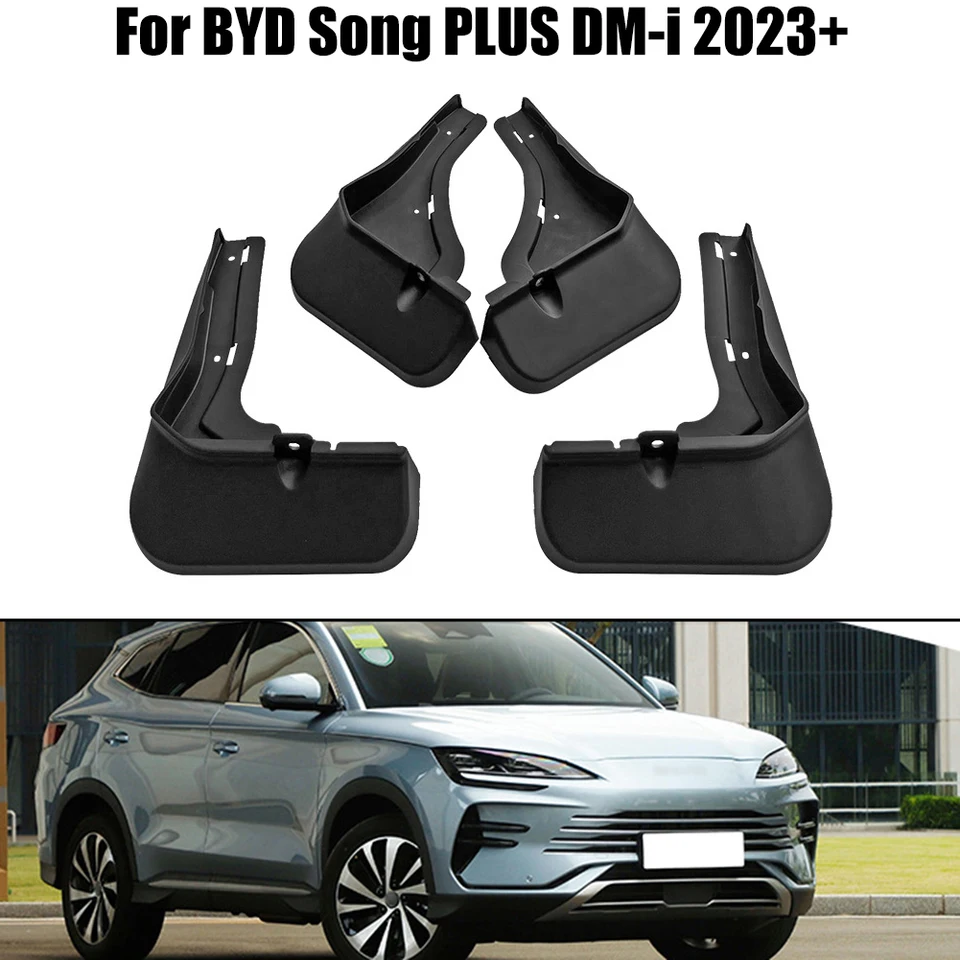 1set nová pre BYD Song Plus DM-I 2023+ Automatické blatníky Splash Guards Mud bahenné klapky Výmena inštalácie vozidla Príslušenstvo