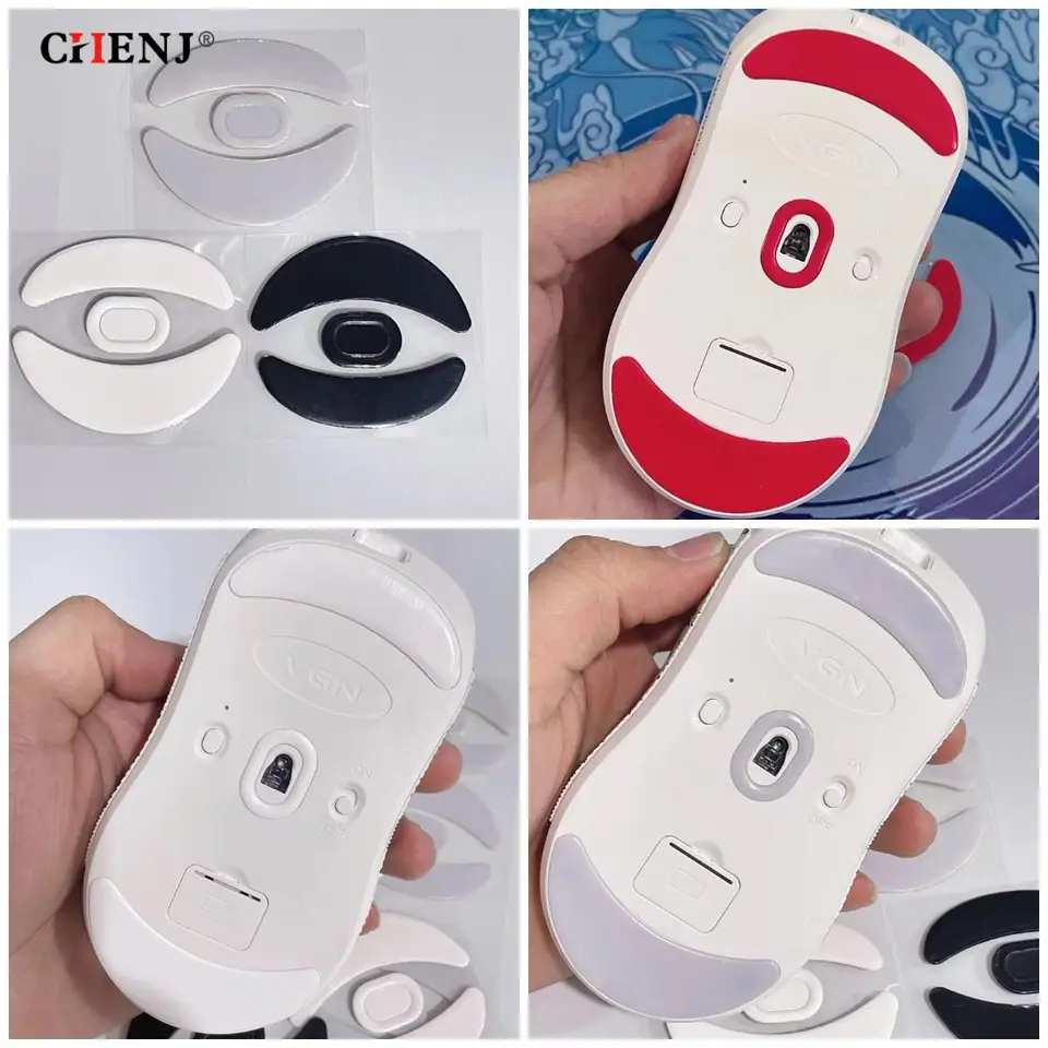1set náhradné myšové nohy korčule podložky pre VGN Dragonfly F1 Pro Max/Pro Mouse Foot Pad Non-Slip Game Game Mouse Accessories