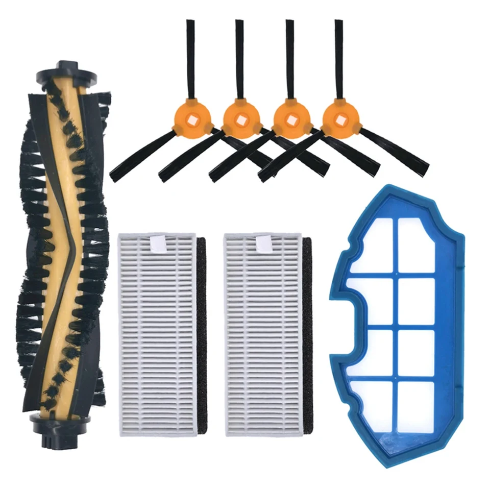 1set pre Cecotec Conga 990 1190 náhradné diely robotického vysávača Výmena spotrebného materiálu Hepa Filter Central Bočná kefka