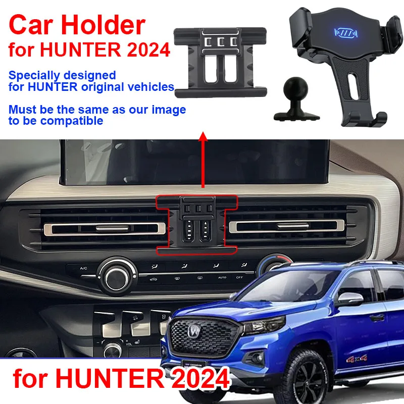 1set pre Changan Hunter 2024 Držiteľ automobilov mobilných telefónov F70