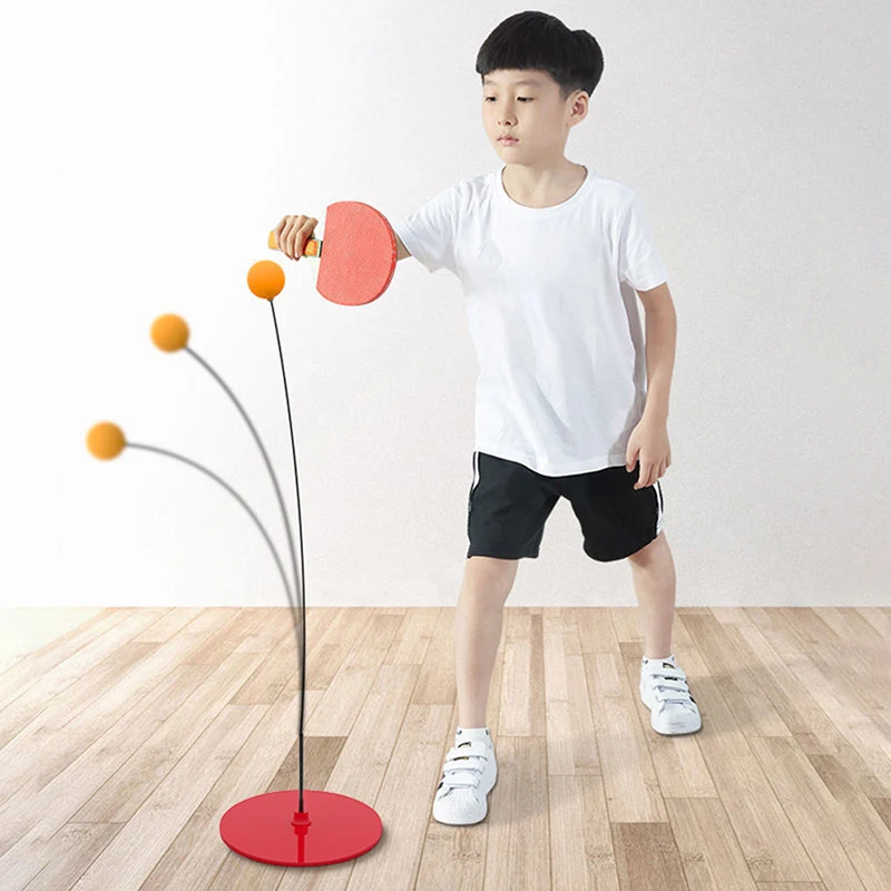 1set Prenosný rodič-detail zábava Fitness Tréning domáci zrak cvičenie Table tenisové školiace zariadenie stolová tenisová súprava