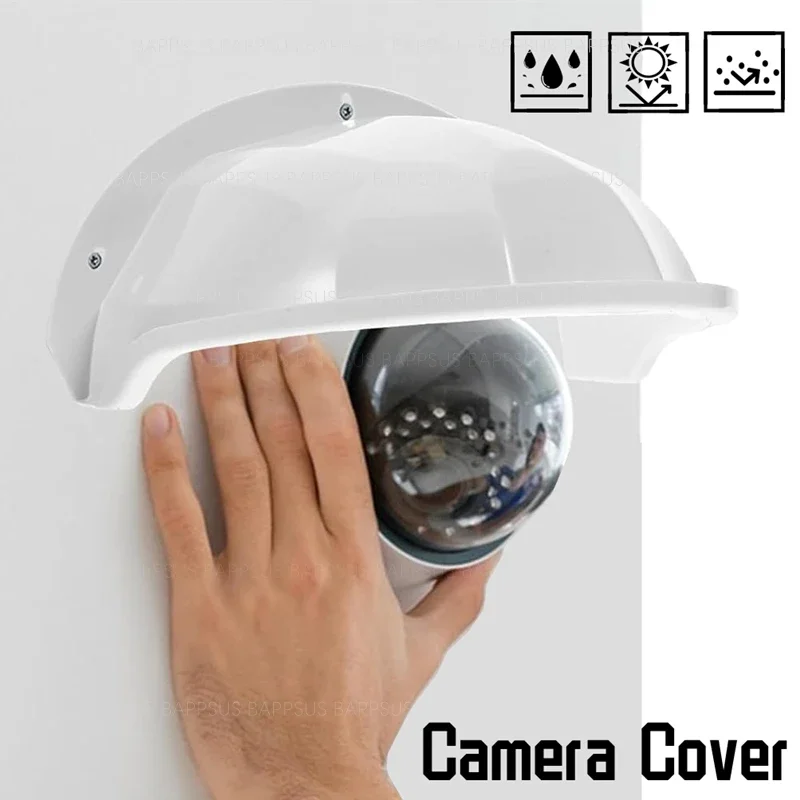 1set Sunshade Ochranná krycia stena nepremokavá dažďová odolnosť CCTV Camera Ochrana Box Security Outdoor Webcam Protector 2025
