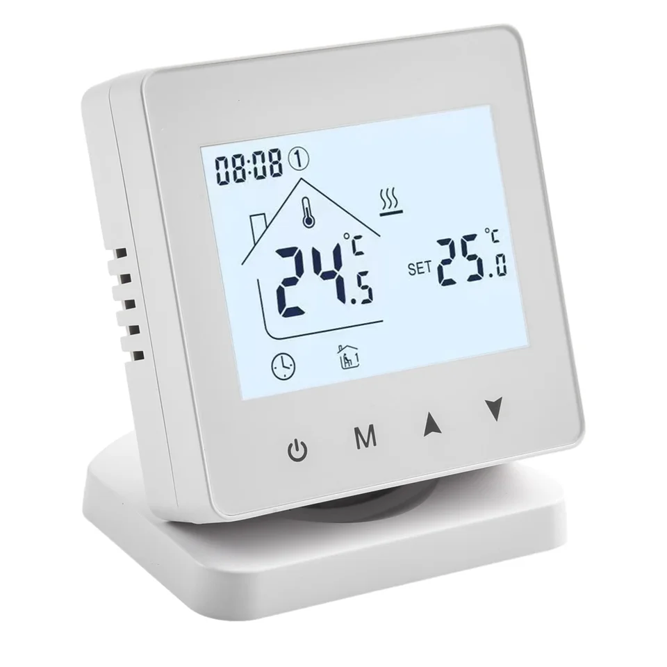 1set termostatu s prijímačom Smart WiFi Wireless Termostat Water Water Water Wall Wall Thermostat Termostat Home Vylepšenia