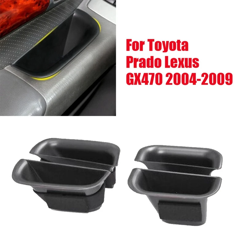 1set vozidla Vnútorné držiak na držiak na držiak na lakťové krabice Držiteľ pre krabicu pre úložné skrinky pre Toyota Prado Lexus GX470 2004-2009 Kontajner Ruka