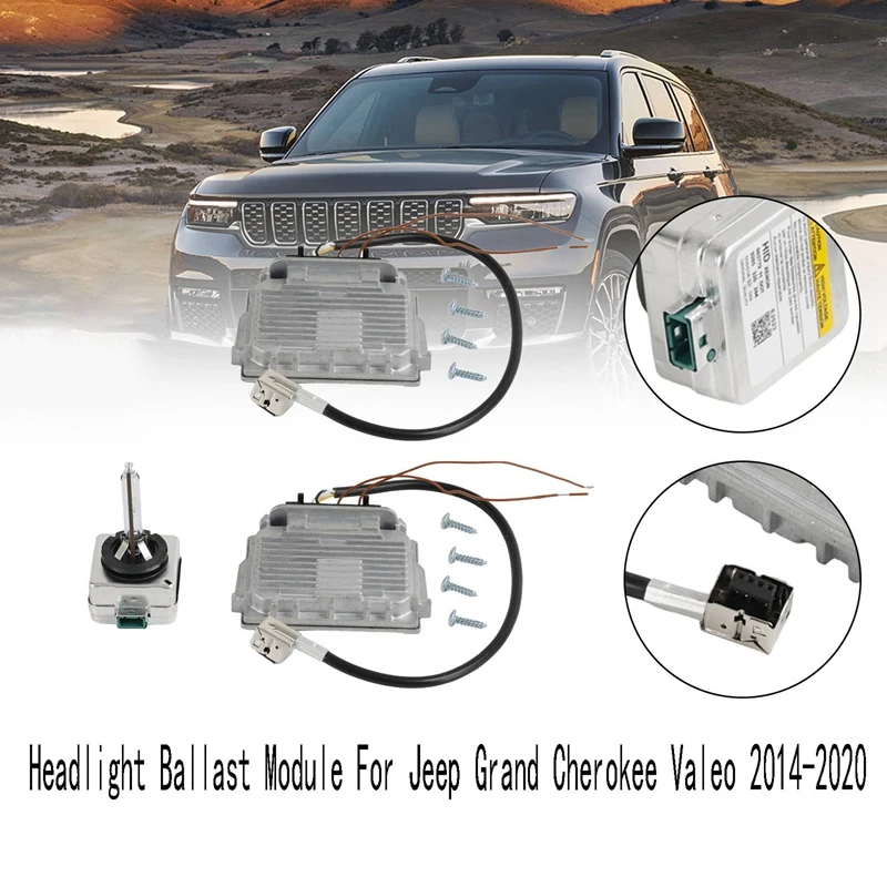 1set Xenon svetlometový balastový modul D3S DRE DREB CONTROL DODATOK PRÍSLUŠENSTVA PRE DEEP Grand Cherokee Valeo 2014-2020