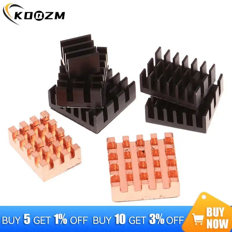 1set čistý chladiaci chladiaci chladič hliníkový chladič chladiča chladiča chladiča pre Orange Pi Zero 3/3B