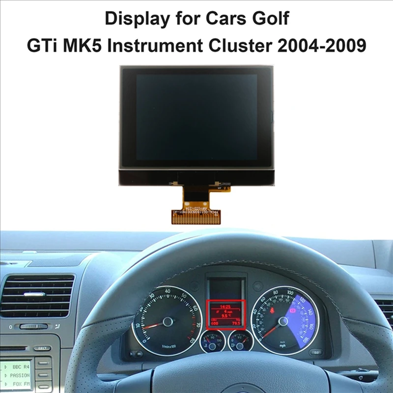 1TD920862 LCD displej pre VW Golf V/Touran Passat SEAT SESA SKoda Instrument Cluter Display