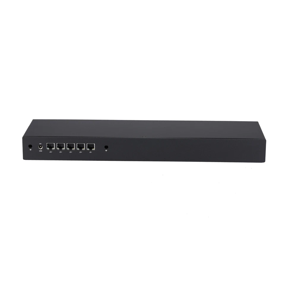 1U Rack Mini PC J4125 Quad Core Processor 5x Intel I225-V 2,5G LAN Ports Advanced Home Office Router Firewall