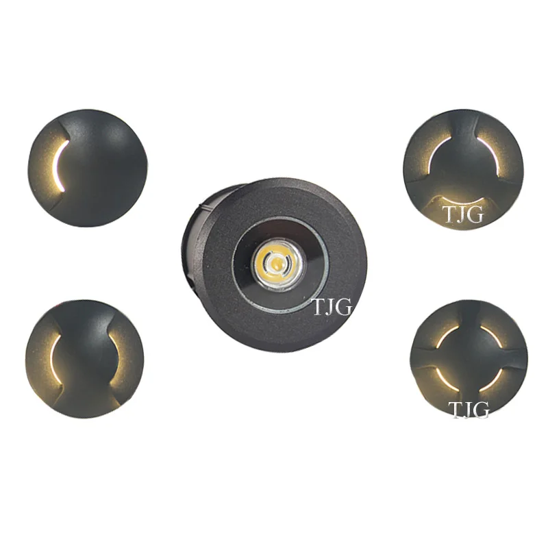 1W 3W LED podzemné svetlo 42/52/62 mm stojacia lampa vonkajšia pozemná škvrna záhradná štvorcová cesta Puchy 85-265V 12V IP68