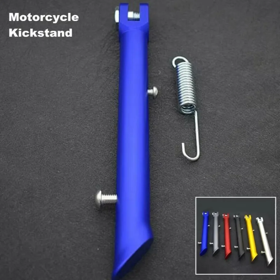 1x CNC hliníkový motocykel Kickstand nastaviteľný parkovací stojan na bočné parkovisko Support Moto Equipment