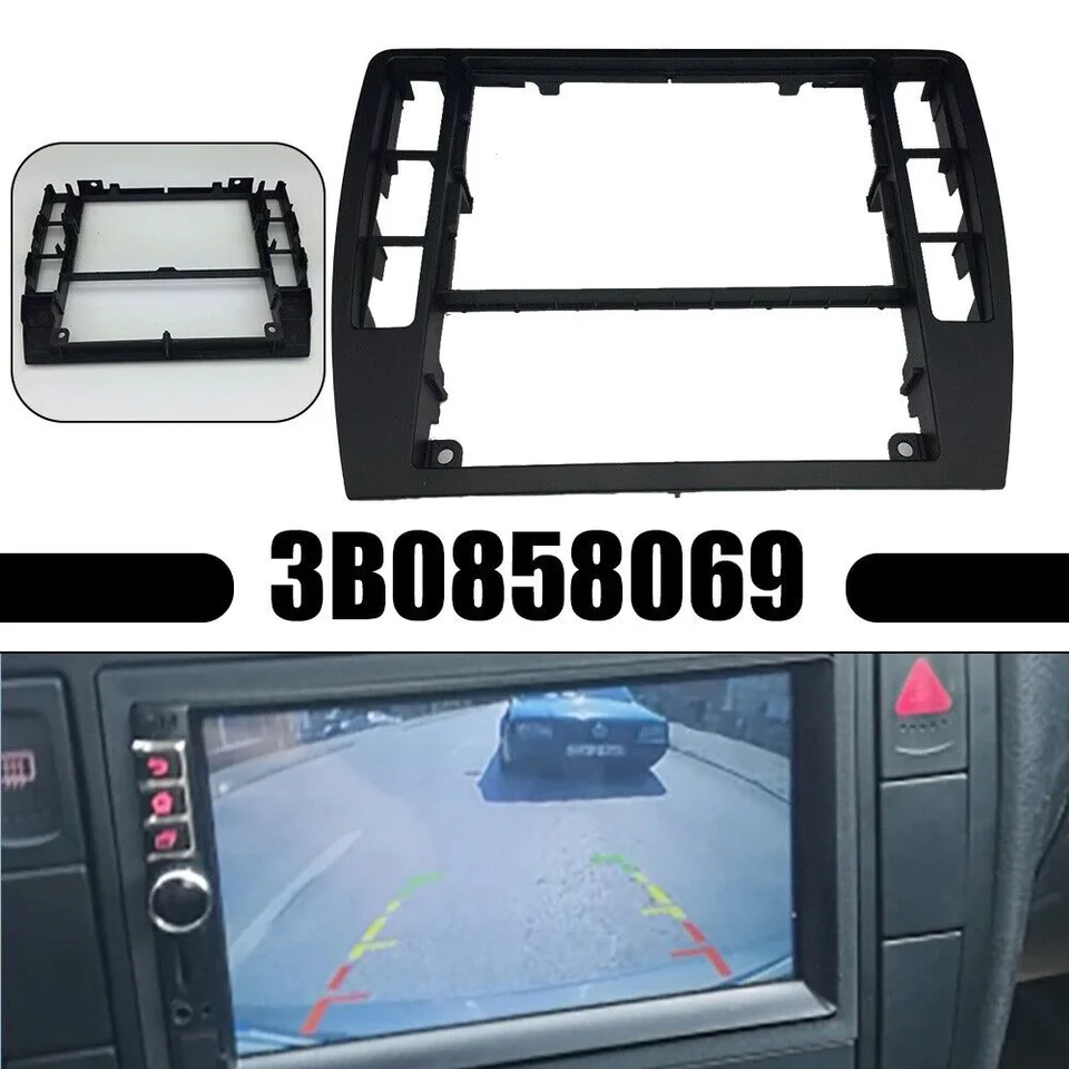 1x Dash Dash Center Console Trim Rámový kryt Cover Cover Cover Interiérové ​​panely pre Passat B5 2001 2002 2003 2004 2005 3B0858069
